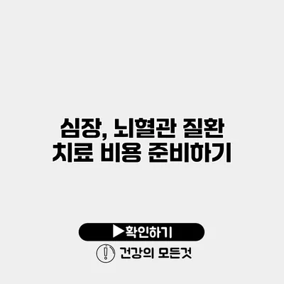 심장, 뇌혈관 질환 치료 비용 준비하기