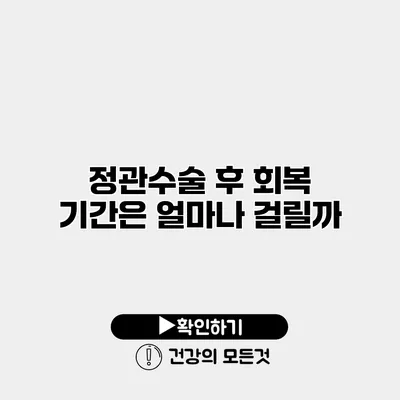정관수술 후 회복 기간은 얼마나 걸릴까?